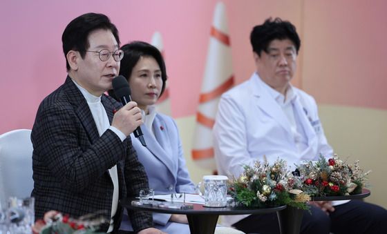 인사말하는 이재명 대통령