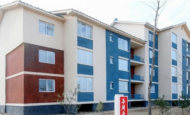 北, 평북 의주군 수진농장서 새집들이 진행…"농촌마을 주거 현대화"