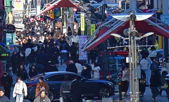 모처럼 활기찾은 포항 중앙상가