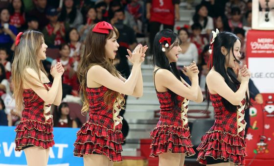 안양 정관장 치어리더, 크리스마스 응원