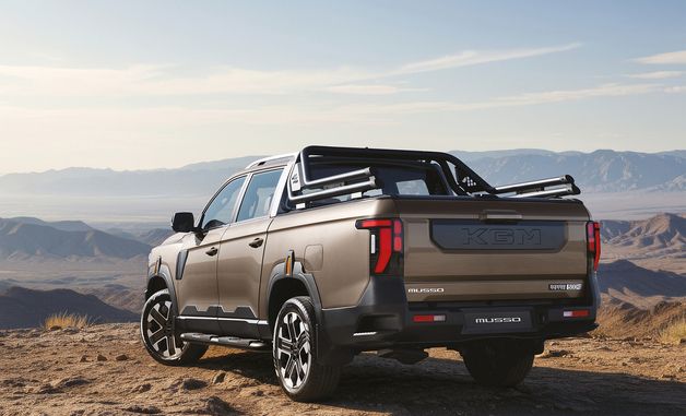 KGM, 차세대 픽업 '무쏘' 외관 공개