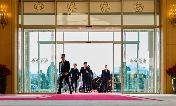 이재명 대통령 '용산 대통령실 마지막 출근'