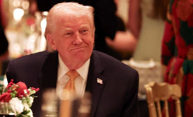 [포토] 뿌듯한 표정의 트럼프 대통령