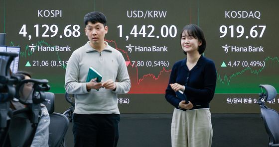 이틀 연속 환율 하락, 코스피·코스닥은 상승
