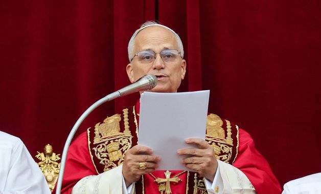 [포토] 크리스마스 연설하는 레오 14세 교황