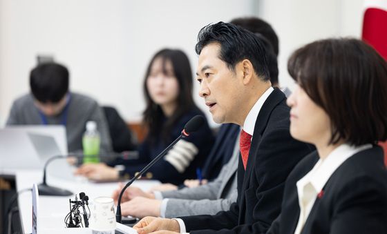 장동혁 국민의힘 대표 현안 기자간담회