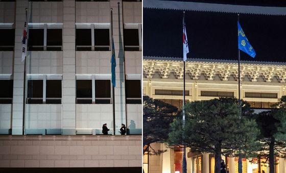 '행정 수반 상징' 봉황기, 용산에서 청와대로