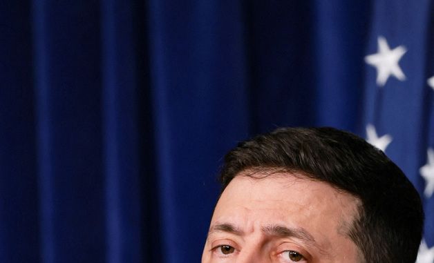 [포토] 트럼프와 회담 마친 젤렌스키