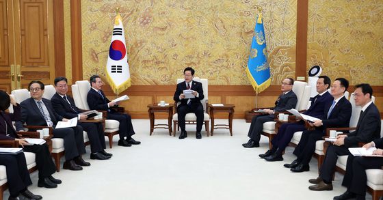 차담 갖는 이재명 대통령