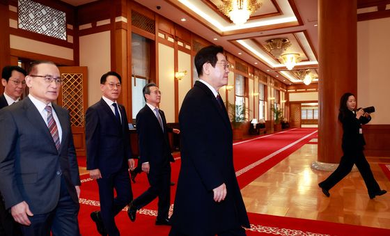 이재명 대통령, 청와대 첫 출근