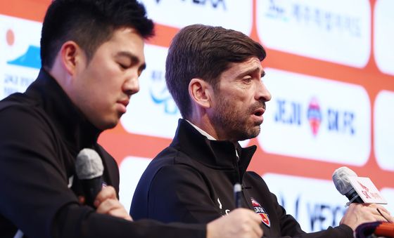 취임 소회 밝히는 세르지우 코스타 제주SK FC 감독