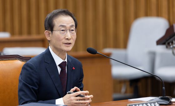 답변하는 김호철 감사원장 후보자