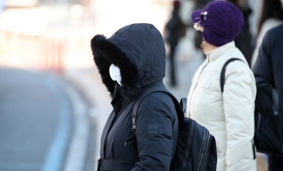 기온 뚝 떨어진 아침