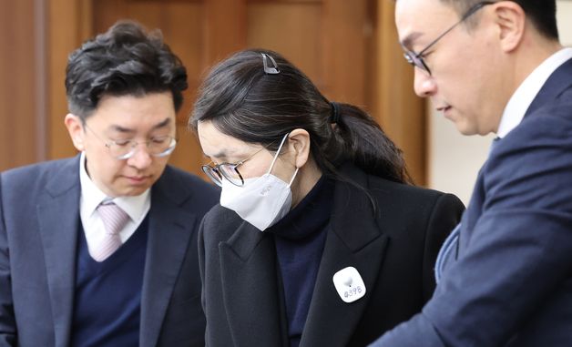 '주가조작 혐의' 김건희, 결심 공판 출석