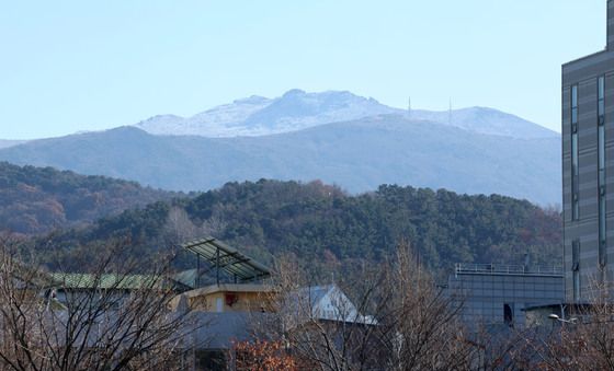 눈 쌓인 무등산