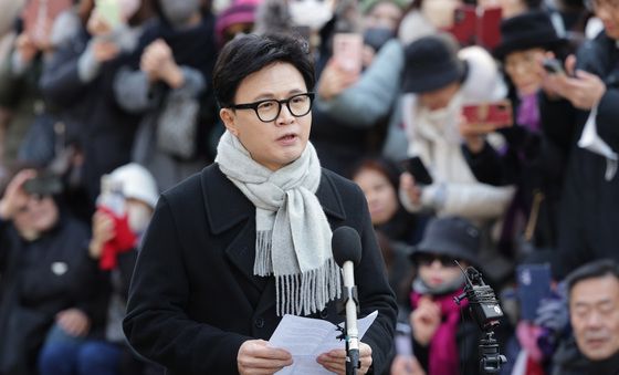 한동훈 '비상계엄 해제 1주년 기자회견'