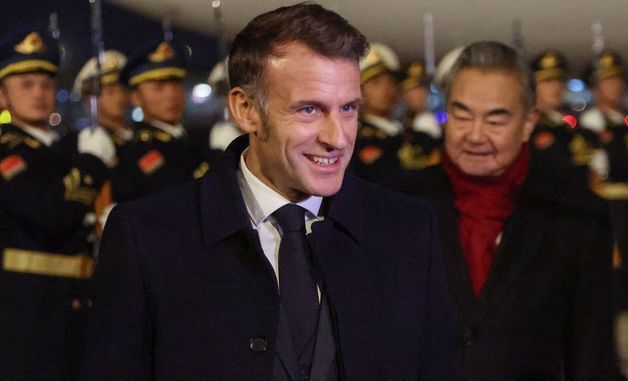 [포토] 중국을 방문한 프랑스 대통령