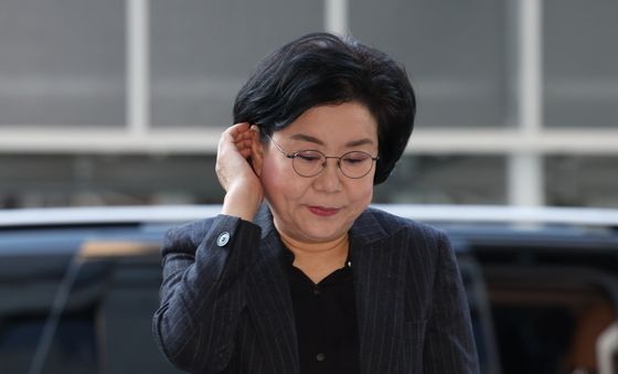 청문회 준비 사무실 출근하는 이혜훈 장관 후보자