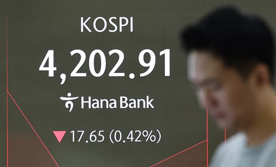 '거래 마지막 날' 코스피, 하락 출발