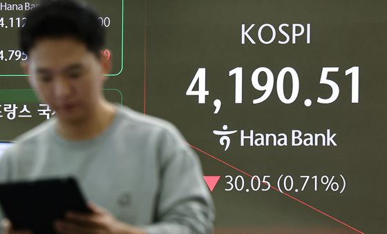 코스피, 하락 출발