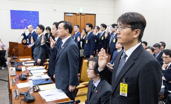 연석 청문회 출석한 박대준 전 쿠팡 대표