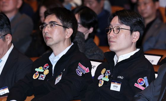 AI 경연 참석한 이홍락·임우형 LG AI연구원장