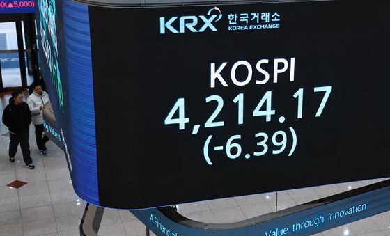 2025 국내 증시 폐장…코스피, 4214.17 마감