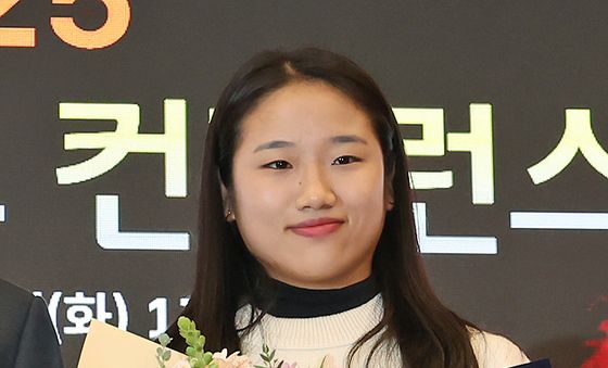 국가브랜드대상 기념촬영하는 안세영