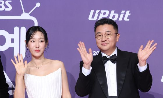 이지혜·문재완 부부, SBS 연예대상 참석
