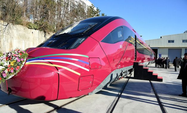 차세대 SRT 'EMU-320' 첫 열차 출고식