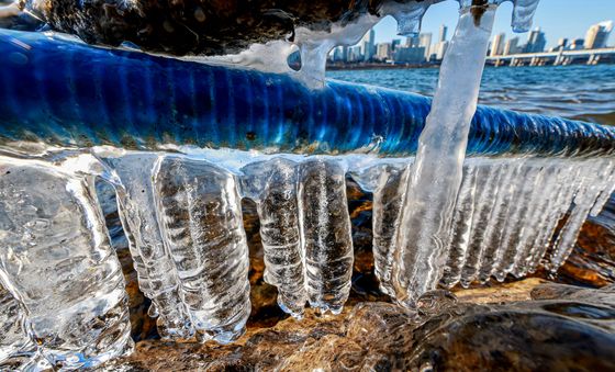 얼어붙은 서울