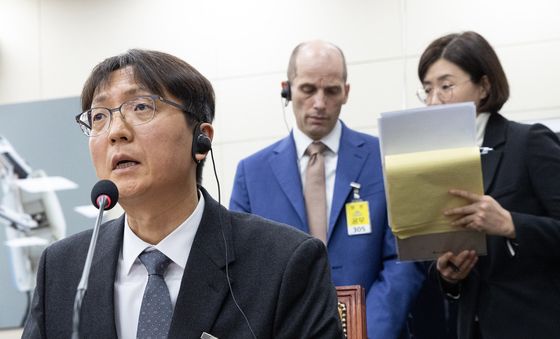 답변하는 박대준 전 쿠팡 대표