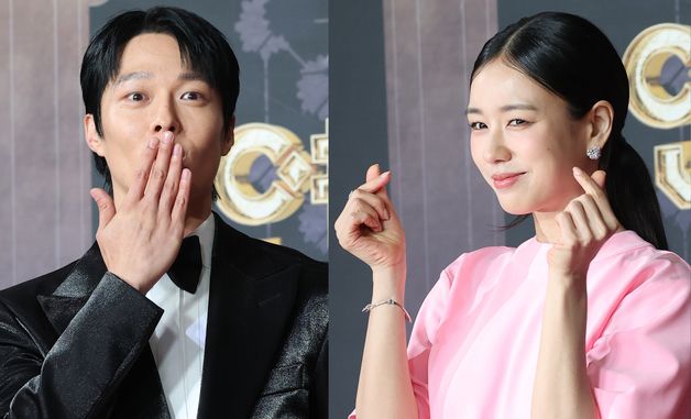 장기용♥안은진 '키스 커플'의 연기대상 나들이