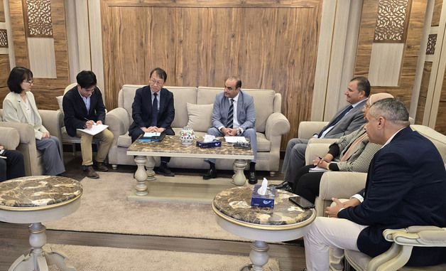 이집트 최고유물위원회 사무총장 만난 최보근 국가유산청 차장