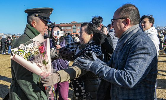 해병이 된 아들 자랑스럽네