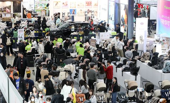 인파 붐비는 대구 베이비&키즈페어