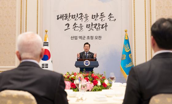 이재명 대통령, 산업 역군 초청 오찬 행사 인사말