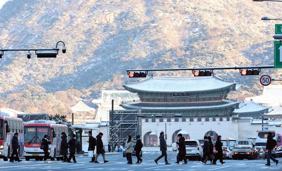 눈 내리고 난 뒤의 출근길