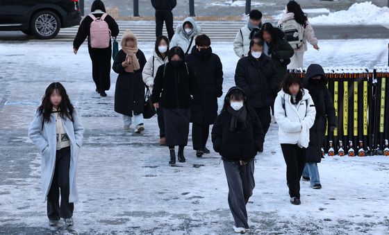 첫눈 뒤 찾아온 한파