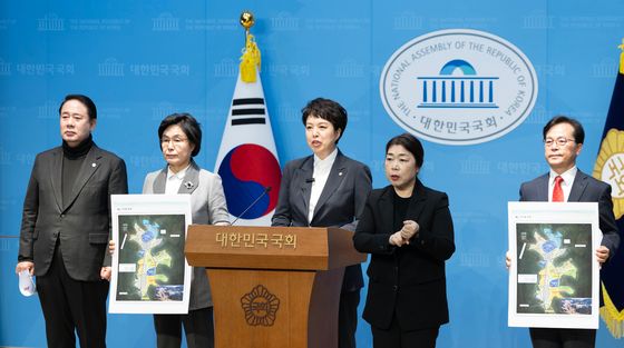 대장동 사건 관련 기자회견하는 김은혜 의원