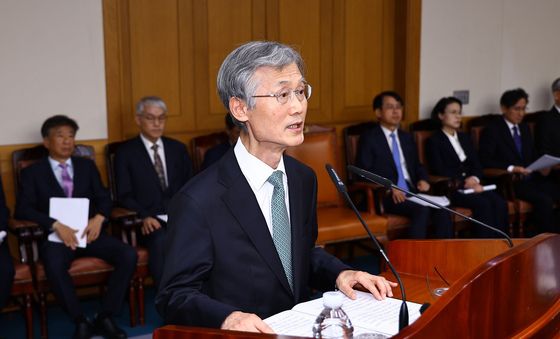 2025년 정기 전국법원장회의 인사말하는 조희대 대법원장