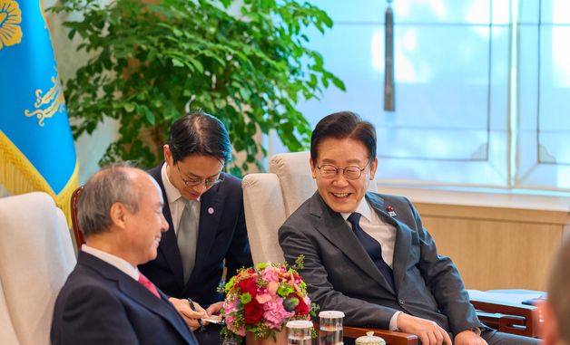 이재명 대통령, 손정의 소프트뱅크그룹 회장 접견