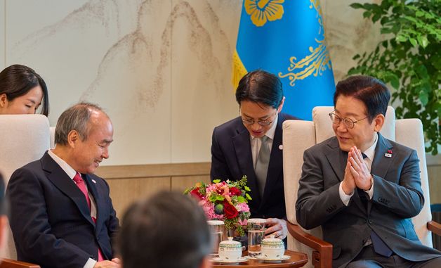 이재명 대통령, 손정의 소프트뱅크그룹 회장