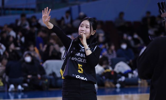 송하예, 삼성썬더스 승리의 여신