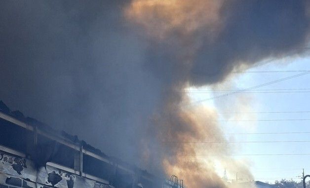 칠곡 왜관읍 섬유공장서 화재