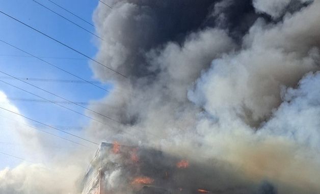 칠곡 왜관읍 섬유공장서 화재