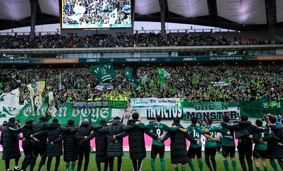 더블 달성한 전북현대