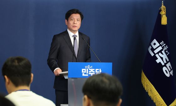 조승래 민주당 사무총장 기자간담회