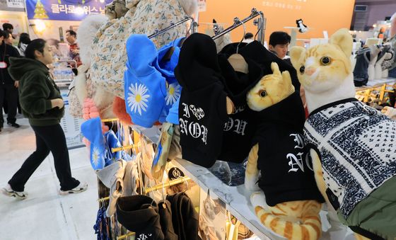 다양한 스타일의 고양이옷