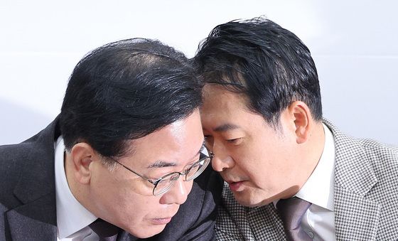 머리 맞댄 장동혁·송언석